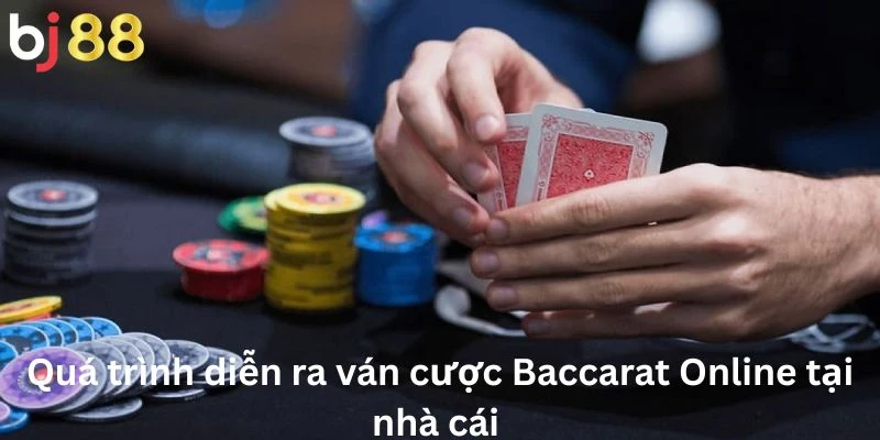 Quá trình diễn ra ván cược Baccarat Online tại nhà cái